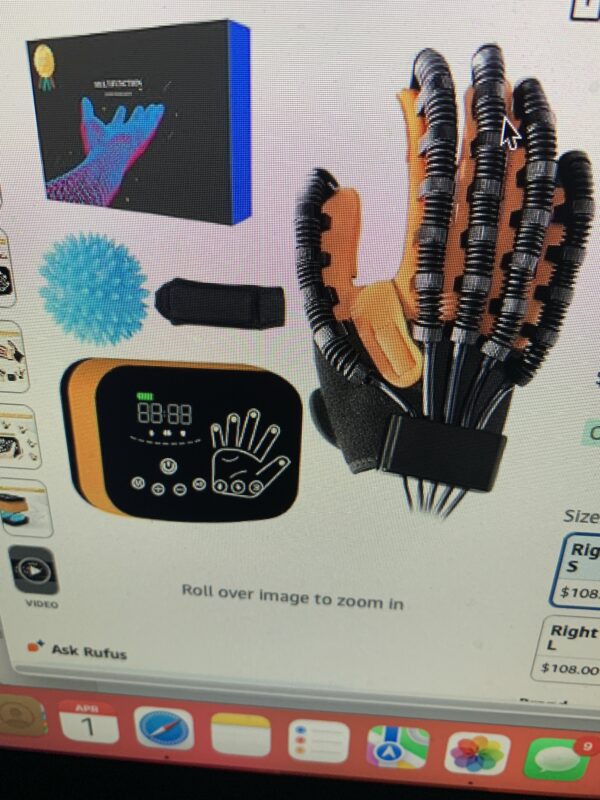 MZU Upgraded Rehability Robot Gloves